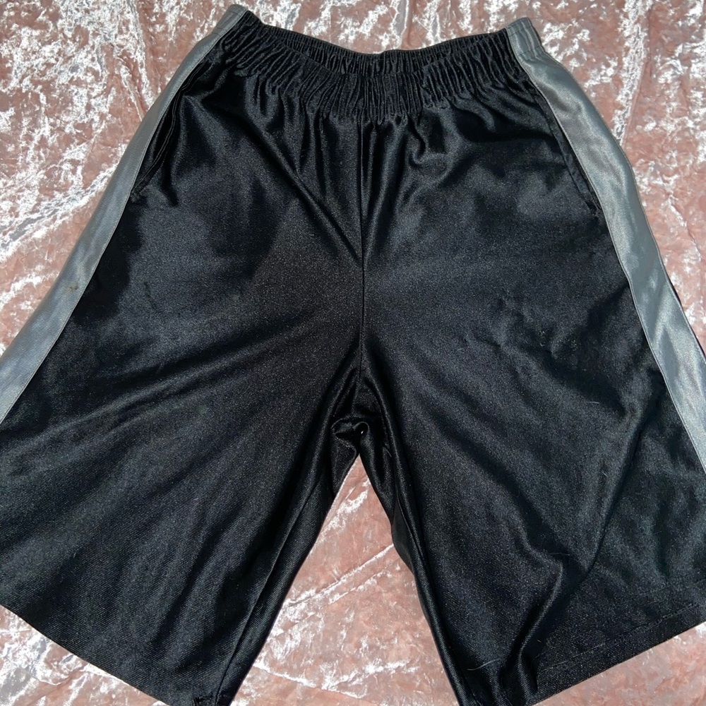 Black basketball shorts